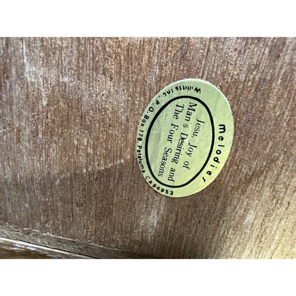 Vtg Tobin Fraley Sankyo Wurlitzer Carousel Horse Music Box - Picture 13 of 13